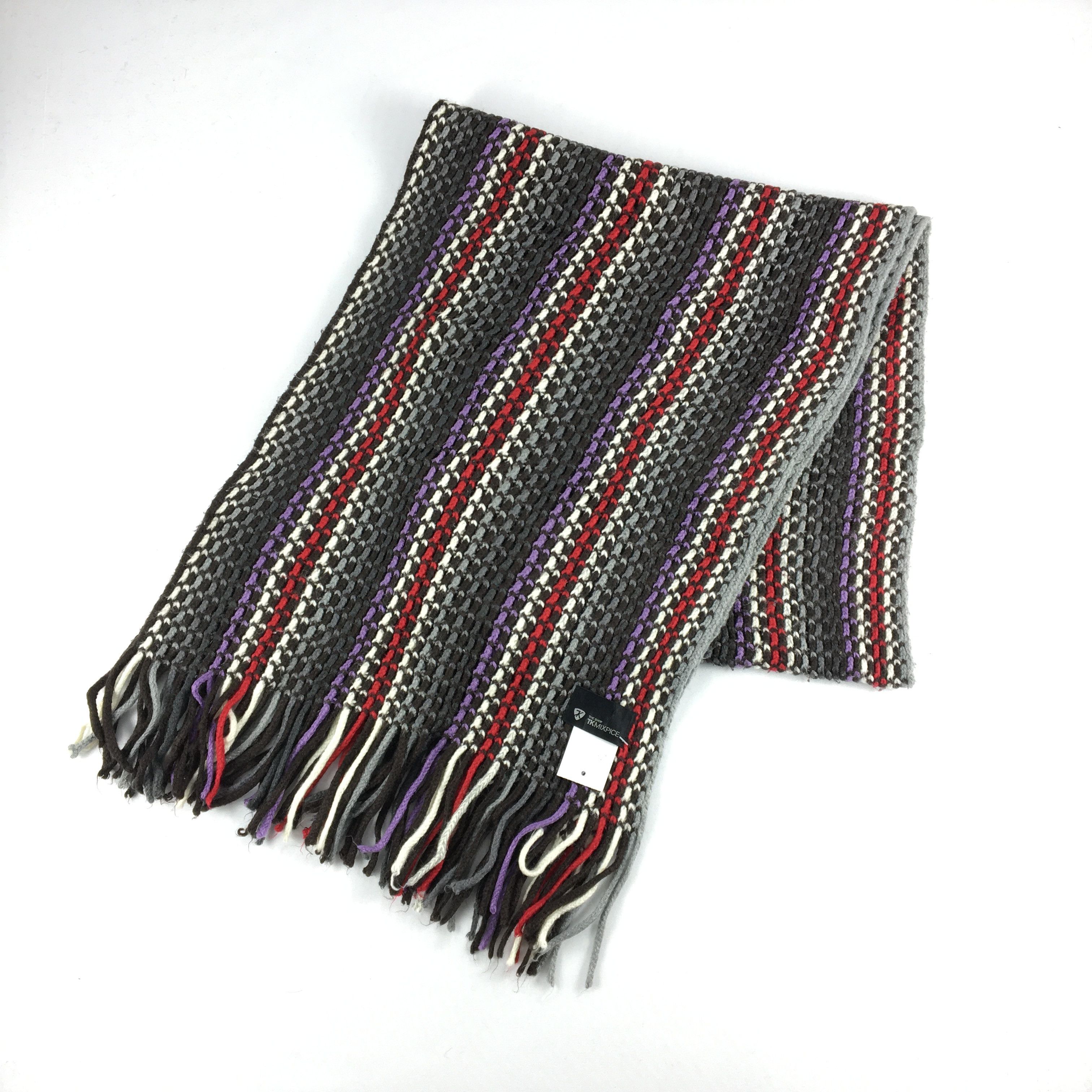 Takeo Kikuchi Vintage Takeo Kikuchi Scarf Muffler Wool Cashmere Scarves Size ONE SIZE - 3 Thumbnail