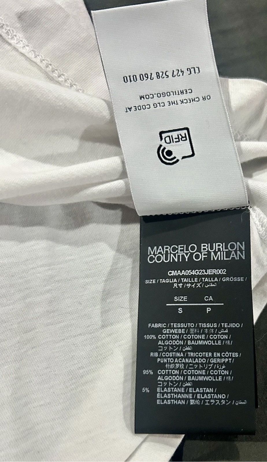 Marcelo Burlon Marcelo Burlon - BzRP- Graphic White T-Shirt Size Small Size US S / EU 44-46 / 1 - 7 Thumbnail