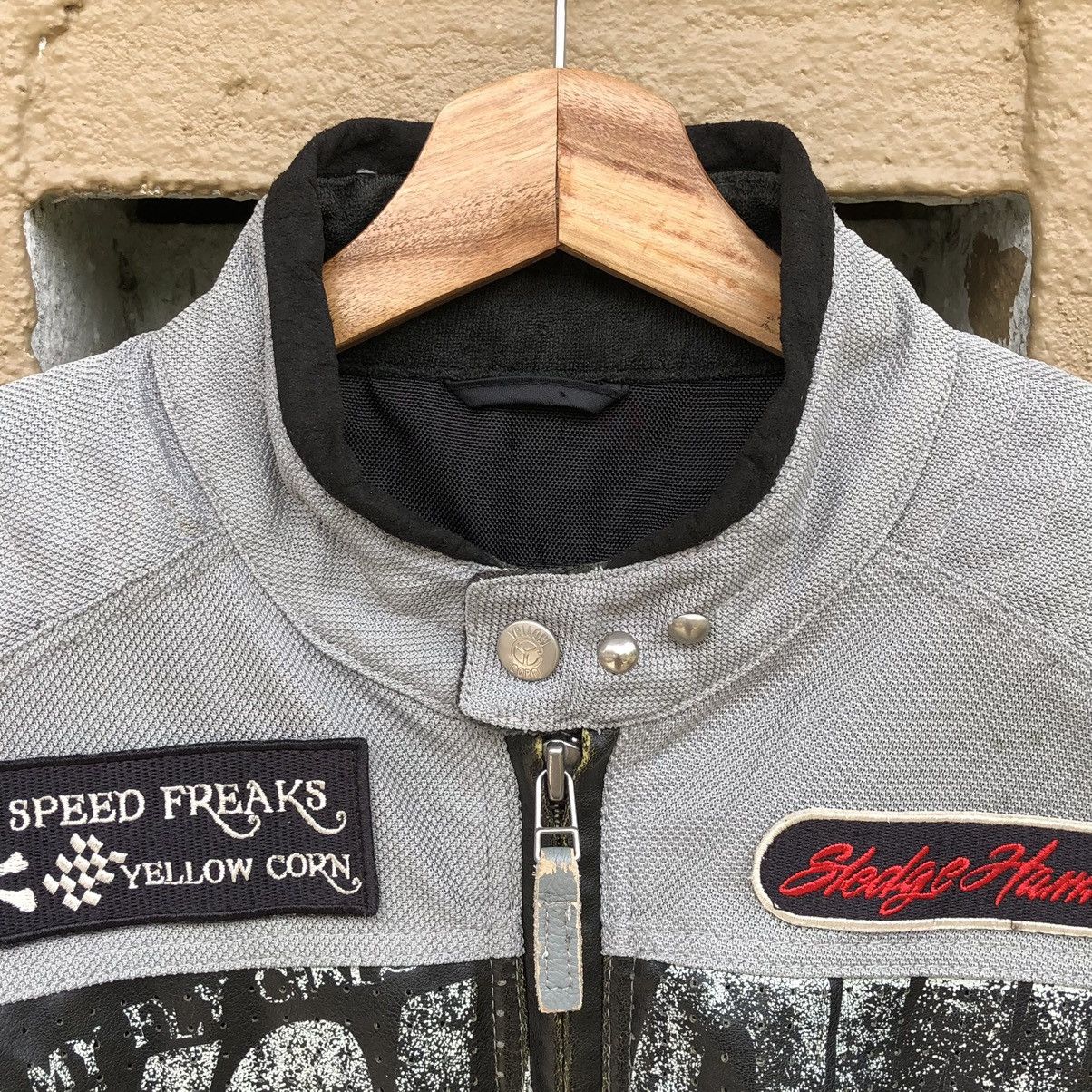 Vintage Vintage Yellow Corn BRP Breakers Mix Leather Racing Jacket Size US L / EU 52-54 / 3 - 22 Thumbnail