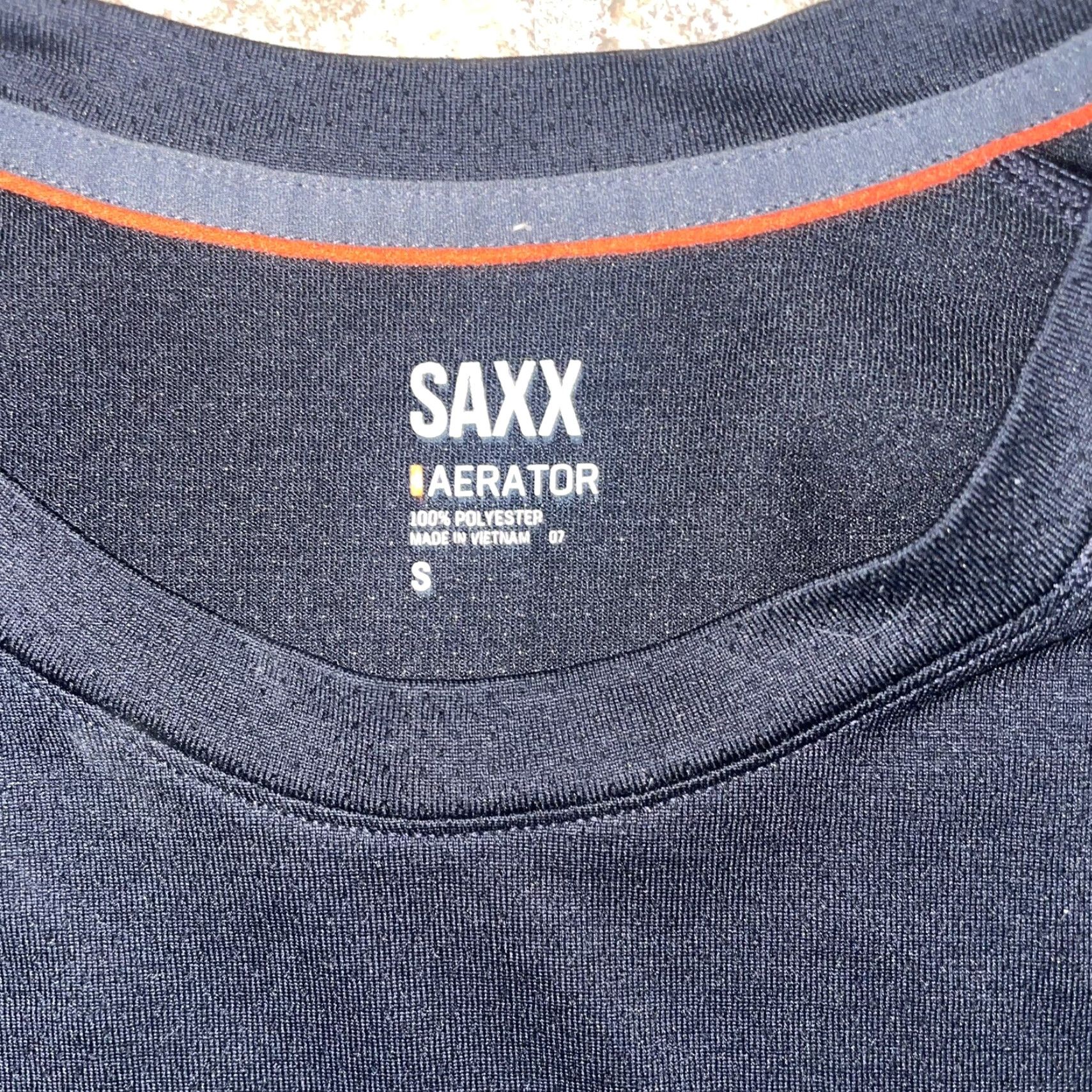 Vintage Saxx Aerator T-Shirt Black Mens S Athletic Style Shirt Size US S / EU 44-46 / 1 - 4 Thumbnail