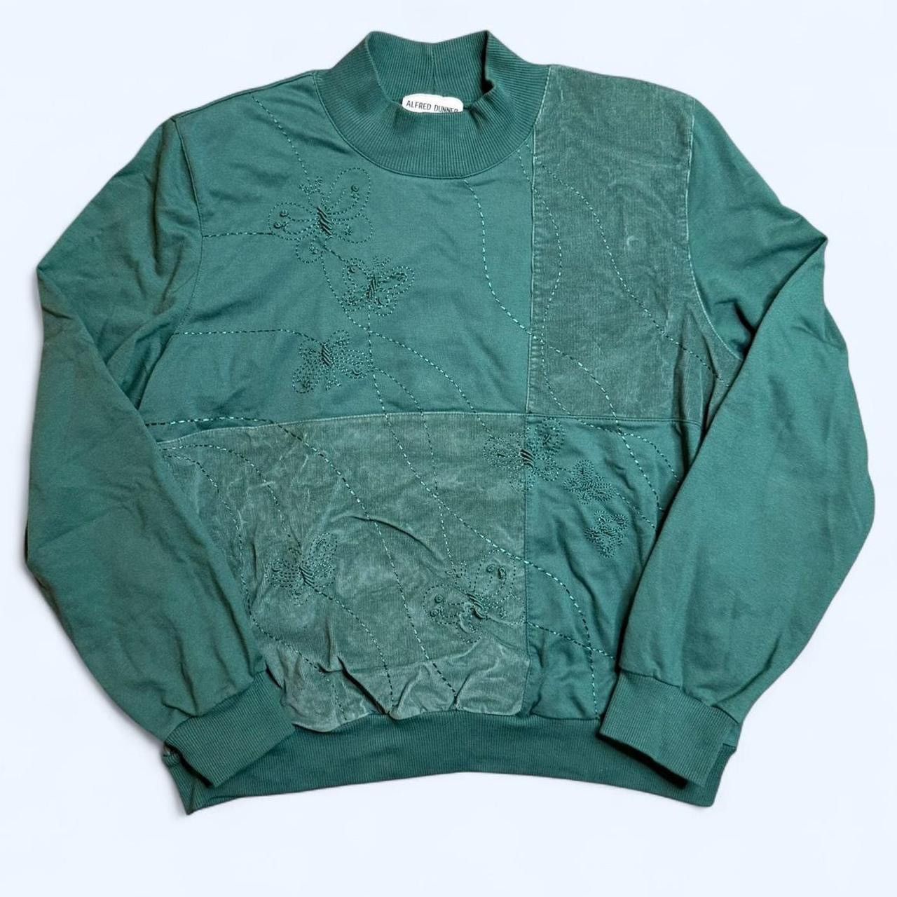 Other Vintage Alfred Dunner Emerald Green Butterfly Checkered Size L / US 10 / IT 46 - 1 Thumbnail