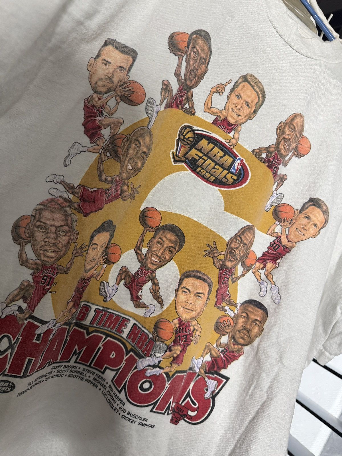 NBA Vintage Chicago Bulls 1998 NBA Finals T-Shirt 6 Time X-Large Size US XL / EU 56 / 4 - 3 Thumbnail