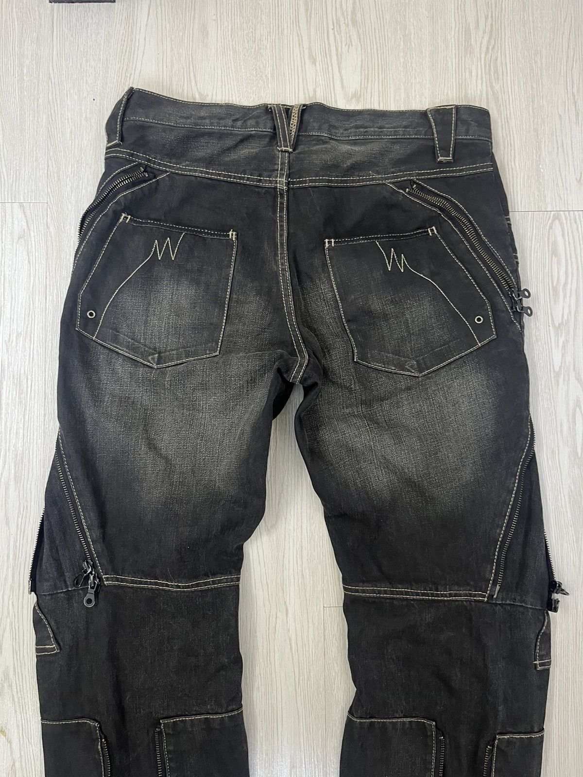 Japanese Brand × PPFM Vintage PPFM Multizipper Bondage punk ‘like undercover’Jeans Size US 34 / EU 50 - 10 Thumbnail