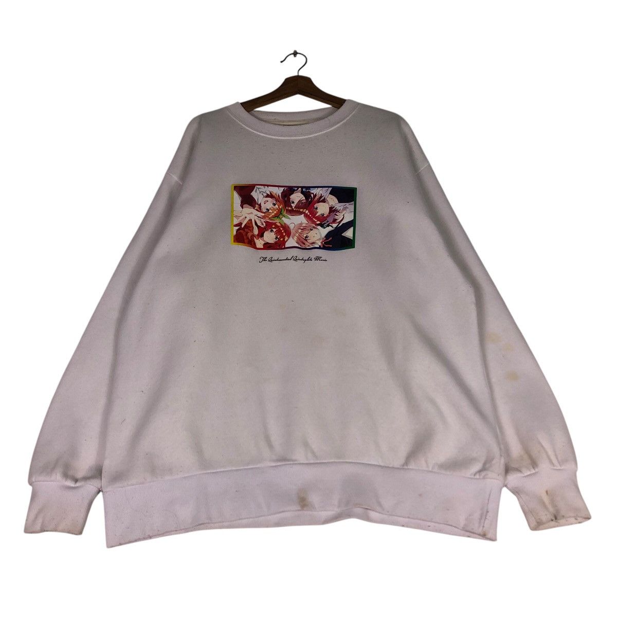 Japanese Brand 📌Vintage Sweatshirt Anime Japan Big Logo Design Size US L / EU 52-54 / 3 - 3 Thumbnail
