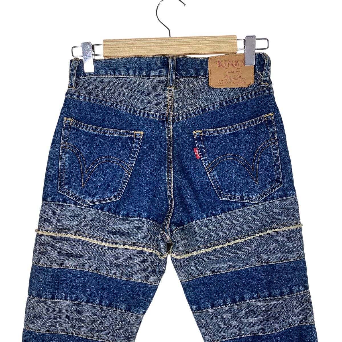 Hysteric Glamour 💥VTG HYSTERIC GLAMOUR HAGI DENIM FLARE PATCHERS FASHION Size US 28 / EU 44 - 7 Thumbnail