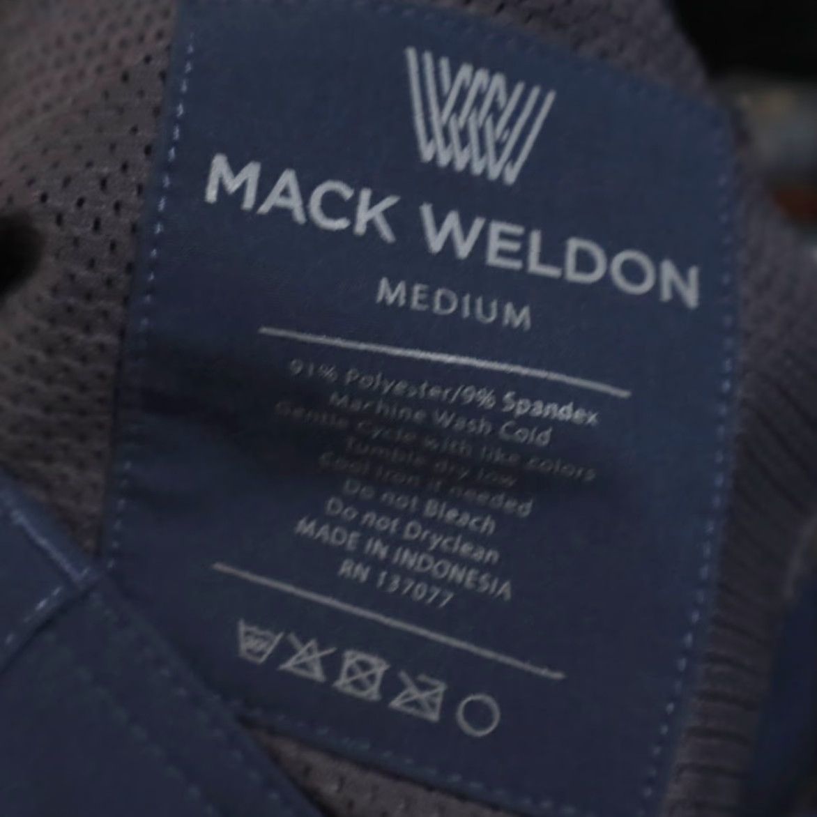 Vintage Mack Weldon High Stretch Woven Jogger Pants Navy Men's M Size US 31 - 5 Thumbnail