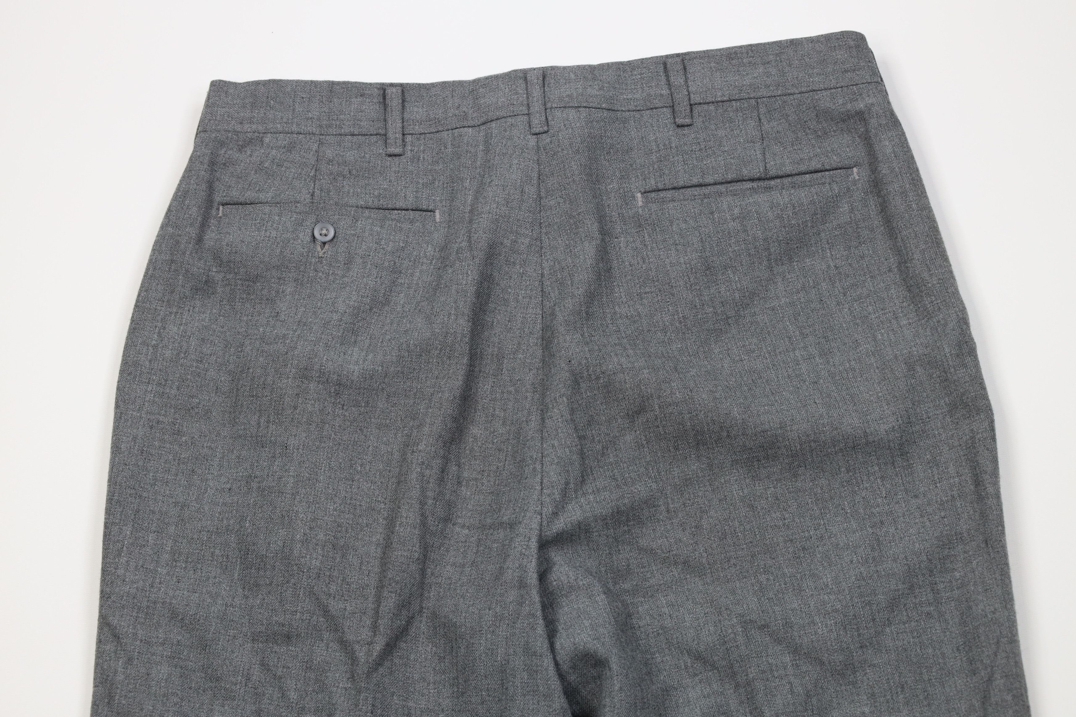 Vintage Vintage 70s Streetwear Knit Wide Leg Chino Pants Gray USA Size US 32 / EU 48 - 11 Thumbnail