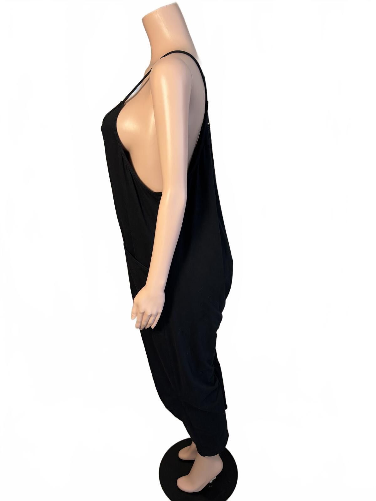 Other Black Boho Jumpsuit Baggy Harem Festival Casual Chic. Large Size 30" / US 8 / IT 44 - 3 Thumbnail