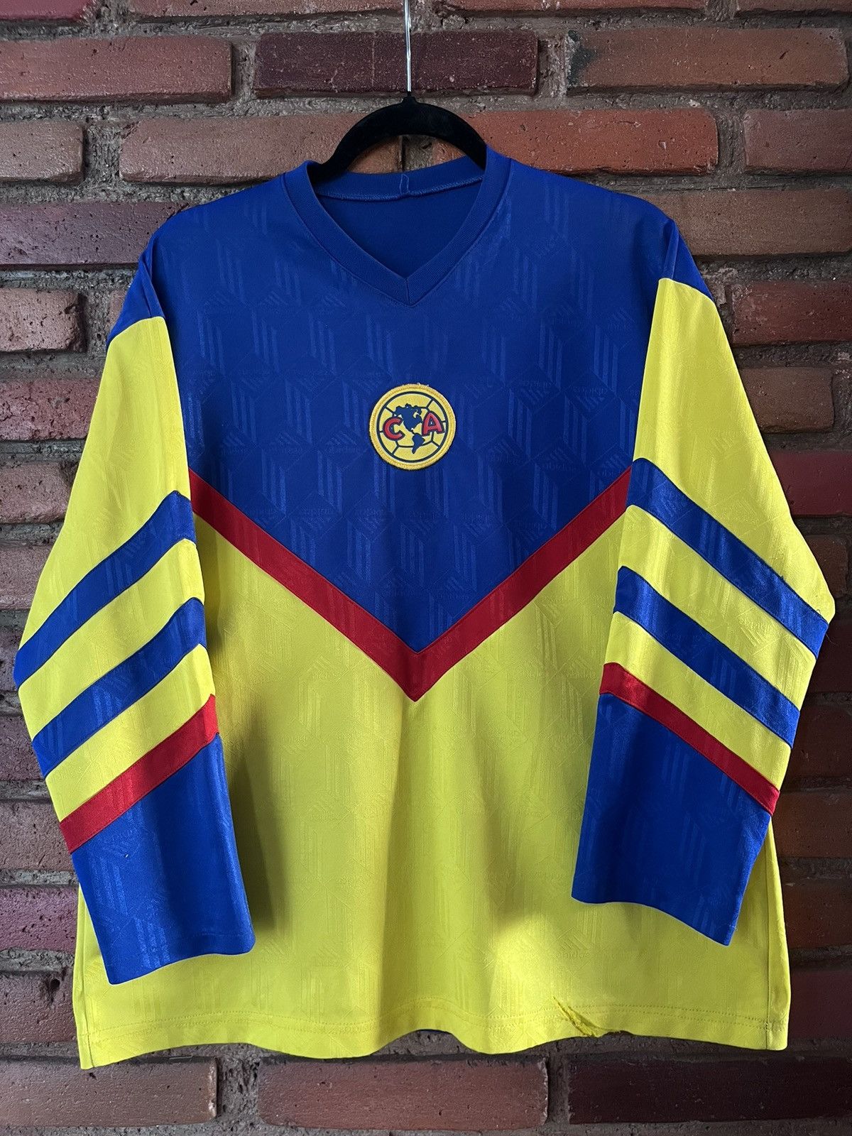 Vintage VNTG 80S CLUB AMÉRICA BOOTLEG JERSEY Size US L / EU 52-54 / 3 - 1 Thumbnail