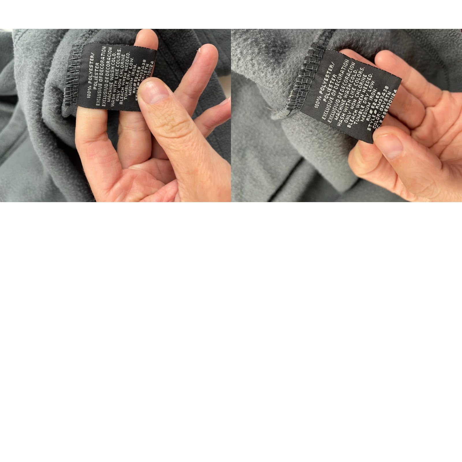Starter Starter Jacket Men's Large Gray Pullover 1/4 Zip Mock Neck Fleece Sweater Size US L / EU 52-54 / 3 - 8 Thumbnail