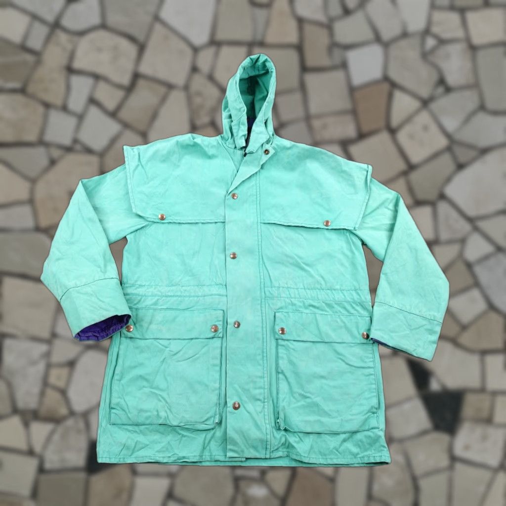 Altea VINTAGE Outback Trading Coat Mens S Green Parka Canvas Water Resistant Hooded Full Zip Casual Outdoor 90s Mens Size US S / EU 44-46 / 1 - 1 Thumbnail
