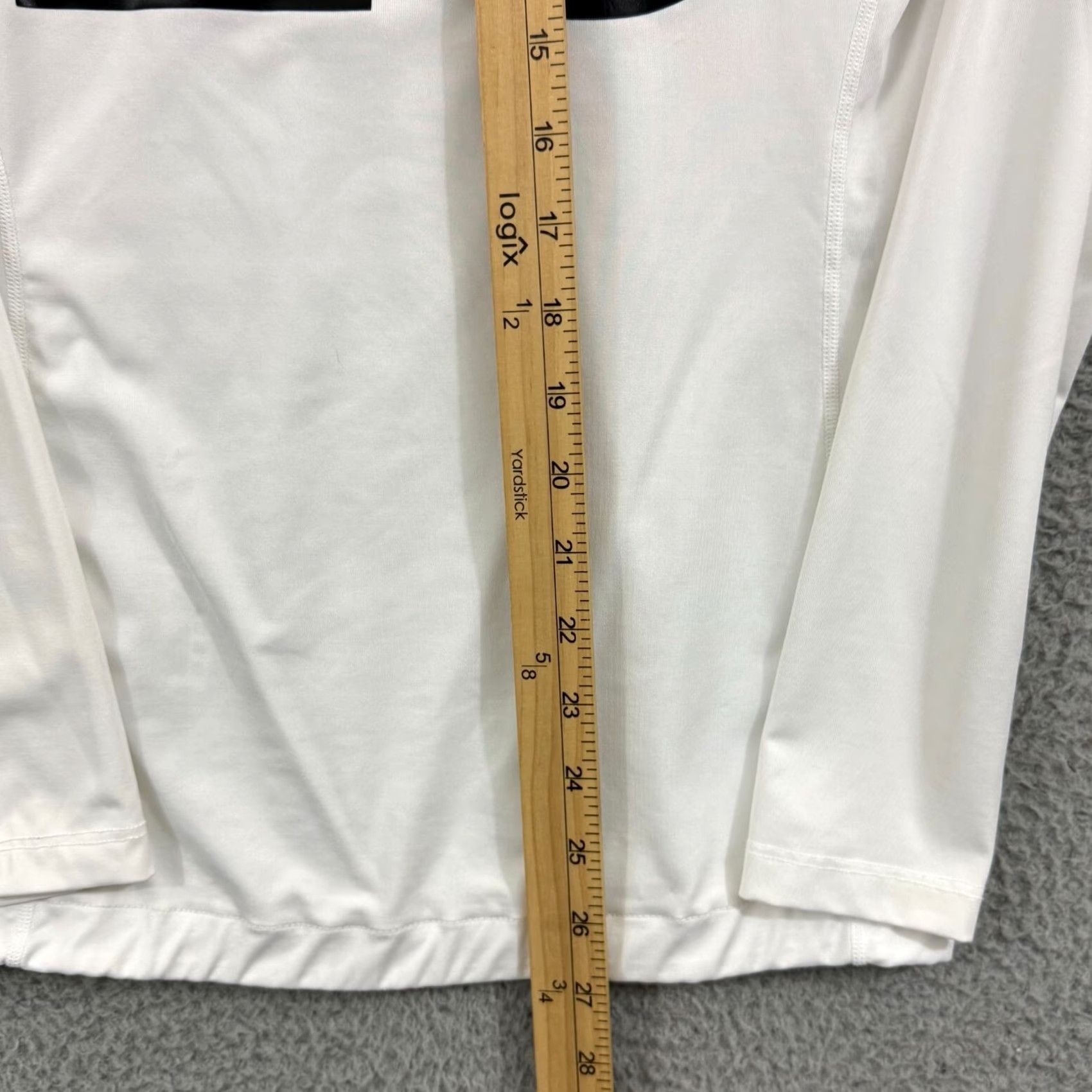 Nike Nike Pro DriFIT Shirt Womens Medium White Long Sleeve Fitness Compression Sport Size M / US 6-8 / IT 42-44 - 8 Thumbnail