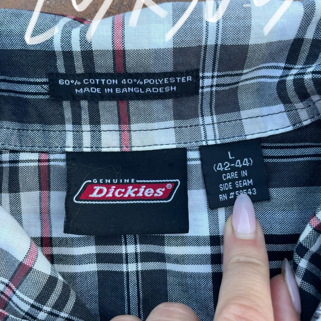 Dickies Dickies Classic 90s style plaid button up shirt in black Size US L / EU 52-54 / 3 - 6 Thumbnail