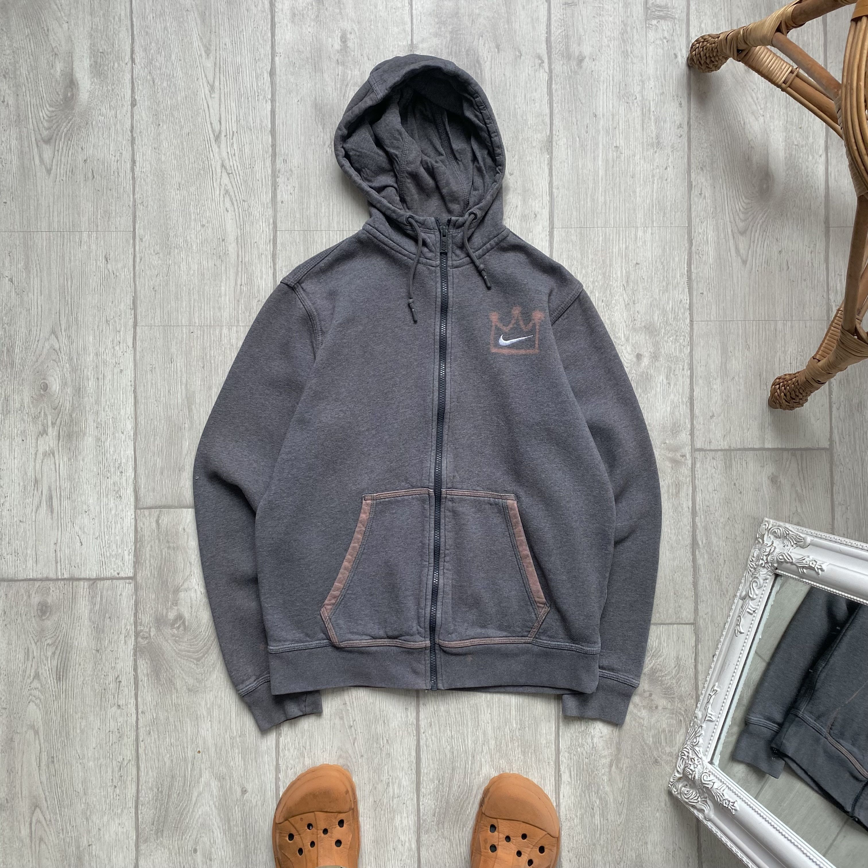 Nike 🔥King Nike Big Swoosh Custom Hoodie Vintage Y2K Handmade Size US M / EU 48-50 / 2 - 1 Thumbnail