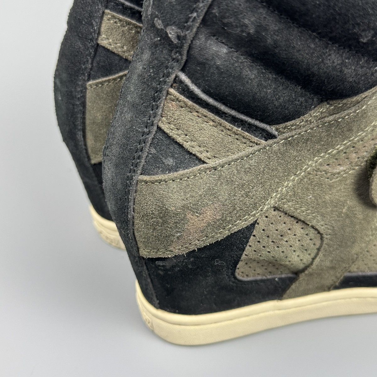 ASH Ash - Bowie Ash Wedge Camouflage Suede Sneakers Size US 8 / IT 38 - 15 Thumbnail