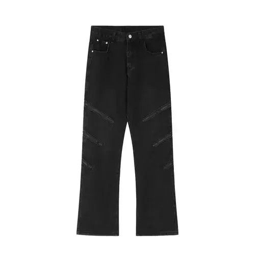 Designer × Japanese Brand × Vintage zipper utility faded flared jeans Size US 30 / EU 46 - 3 Thumbnail