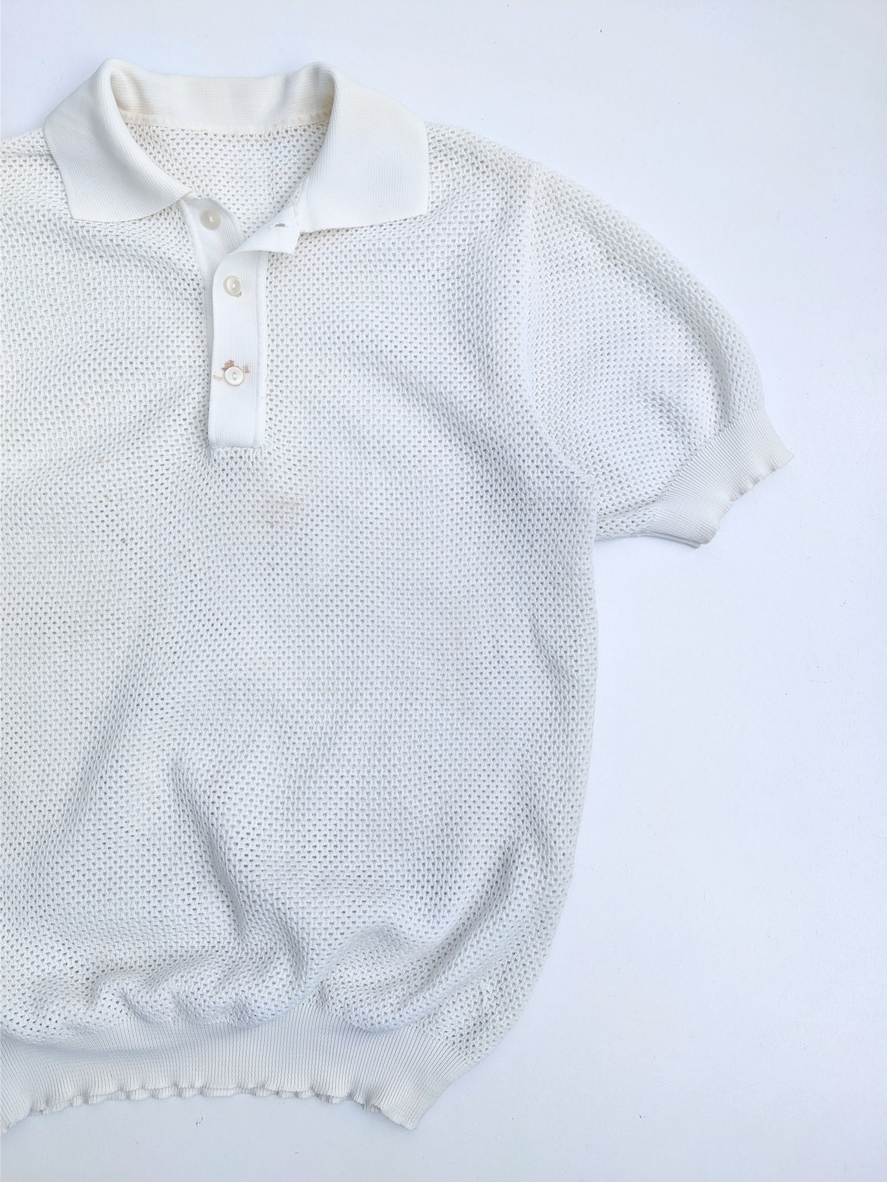 Vintage Vintage mesh polo y2k tshirt 90s Size US M / EU 48-50 / 2 - 4 Thumbnail