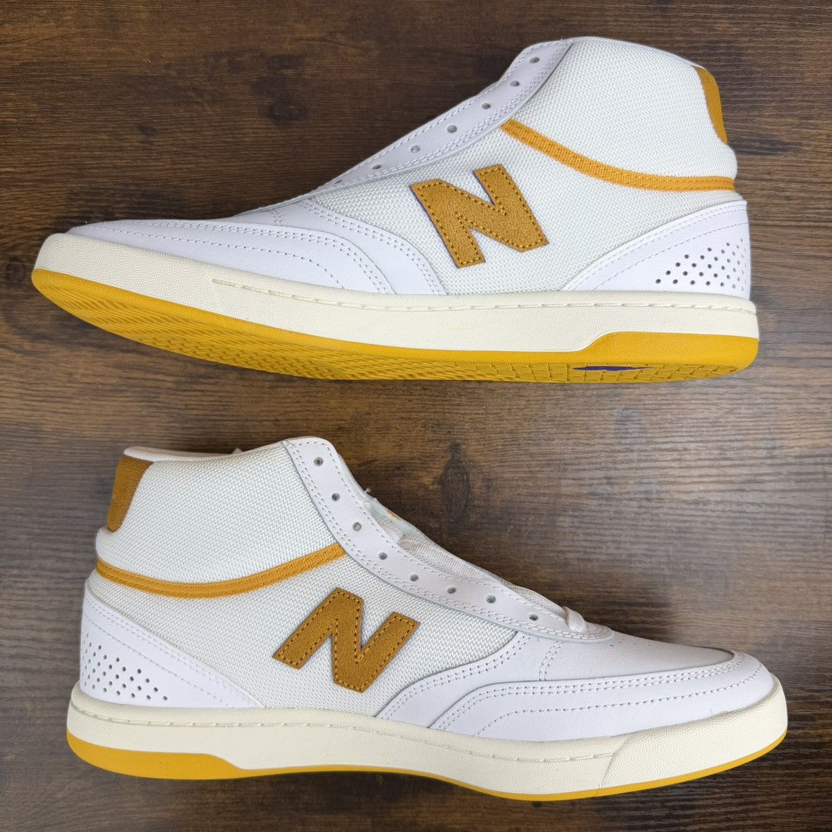 New Balance New Balance Numeric 440 High White Yellow Size 11 NM440HJR Size US 11 / EU 44 - 4 Thumbnail