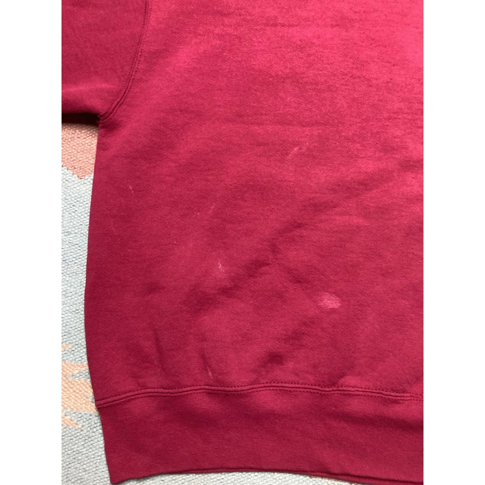Vintage VINTAGE 90s Sweatshirt Munsingwear Crewneck Red Large Men Pullover Shirt Size US L / EU 52-54 / 3 - 3 Thumbnail