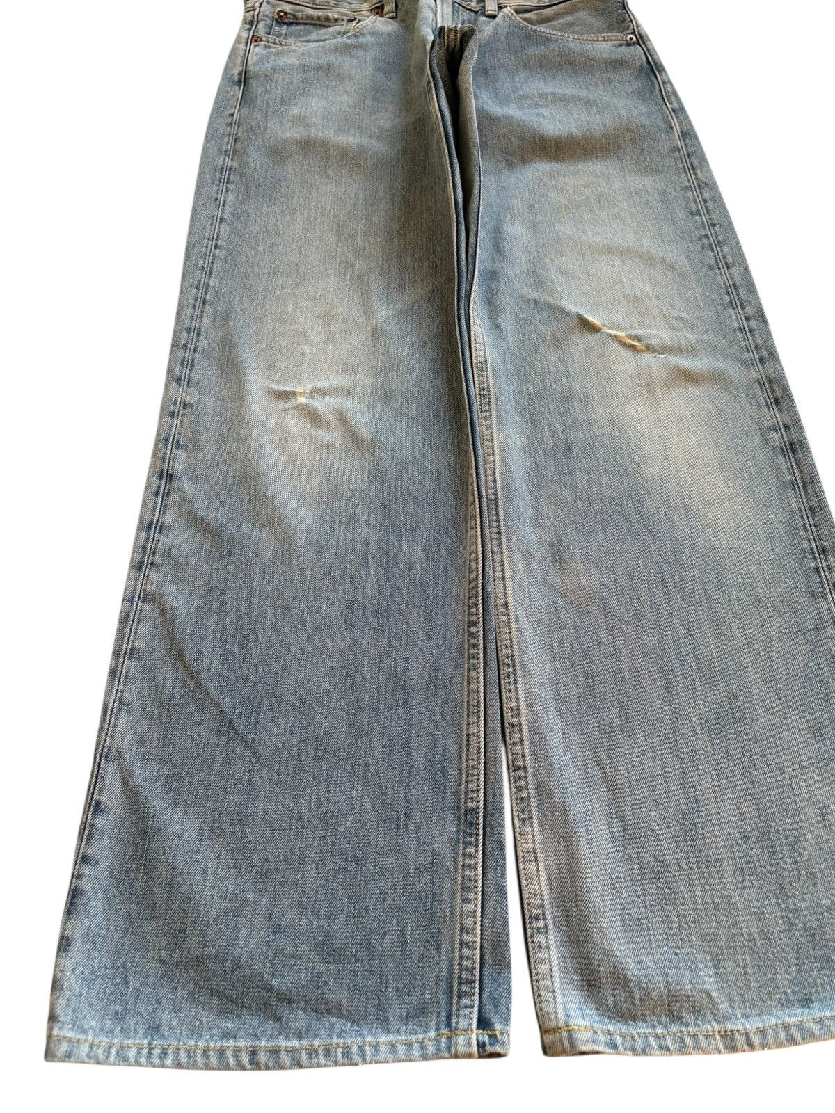 Levi's Vintage 90s Levis 503 Mud Wash Distressed Ripped Baggy Jeans Size US 32 / EU 48 - 6 Thumbnail