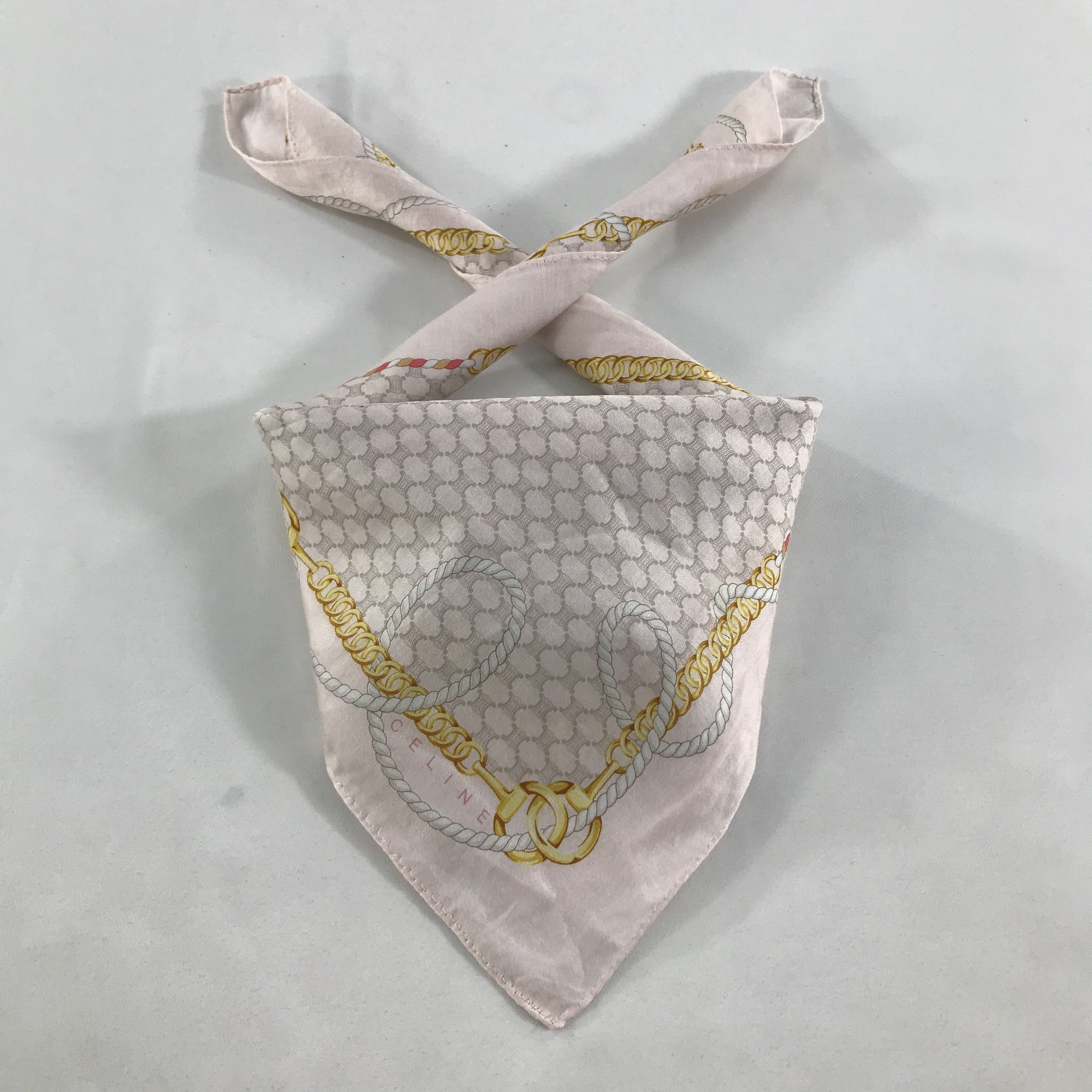 Celine × Vintage Celine Bandana / Handkerchief / Neckerchief - S1738 Size ONE SIZE - 3 Thumbnail