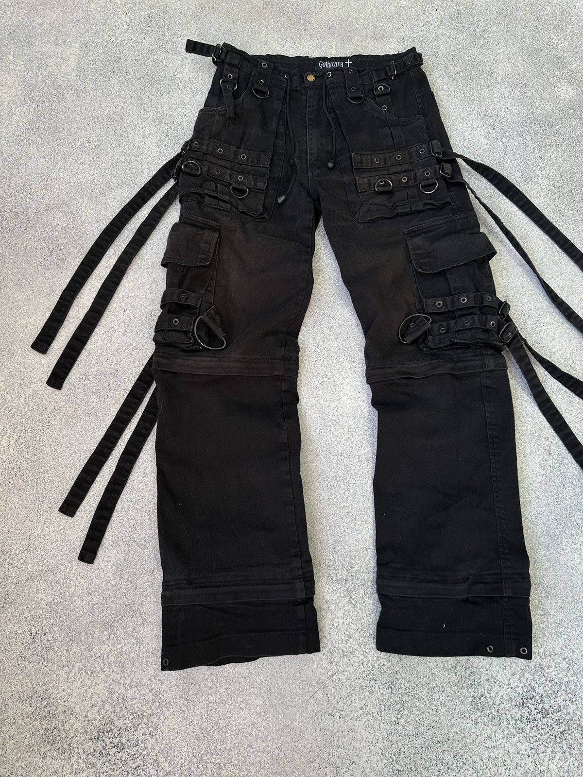 Vintage Vintage Gothicana by Emp Bondage Japanese Cargo Pants Size US 30 / EU 46 - 5 Thumbnail