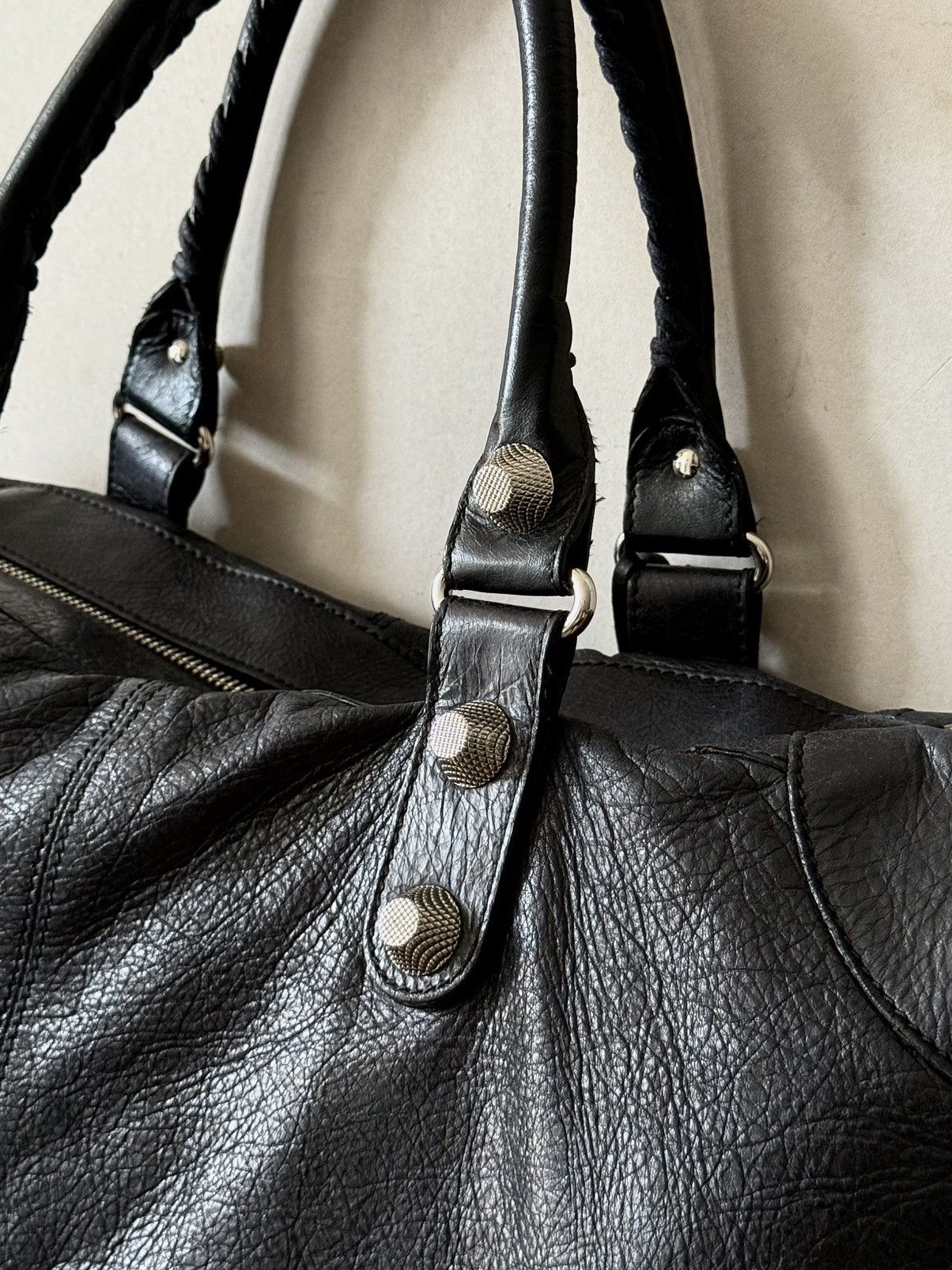 Balenciaga RARE Balenciaga - 2000’s - XL Le City - Lambskin Work Bag Size ONE SIZE - 18 Thumbnail