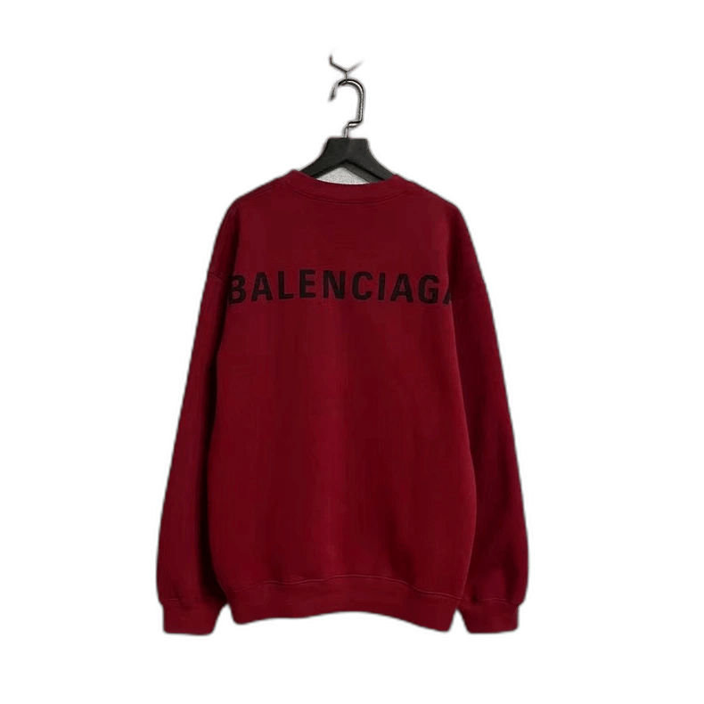 Balenciaga Balenciaga Red Logo Sweatshirt Size Small-yf Size US S / EU 44-46 / 1 - 1 Thumbnail