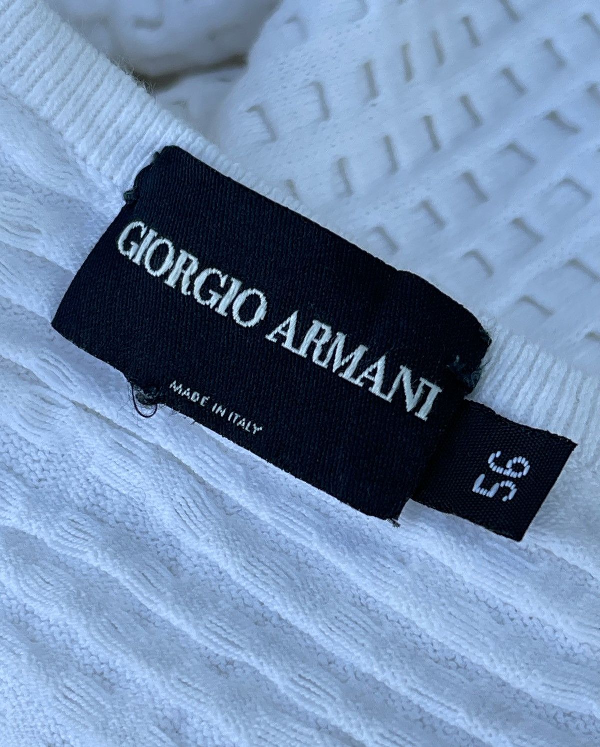 Giorgio Armani 🔥 GIORGIO ARMANI CABLE KNIT JUMPER Size US S / EU 44-46 / 1 - 9 Thumbnail