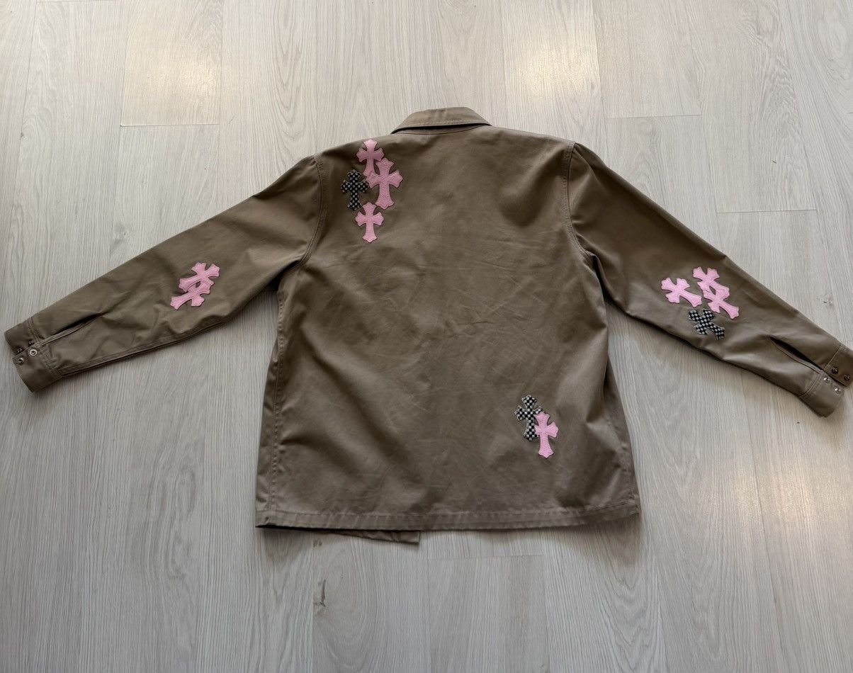 Chrome Hearts Chrome Hearts Tan Work Dog w. Pink & Checkered Cross Patches Size US XL / EU 56 / 4 - 2 Thumbnail