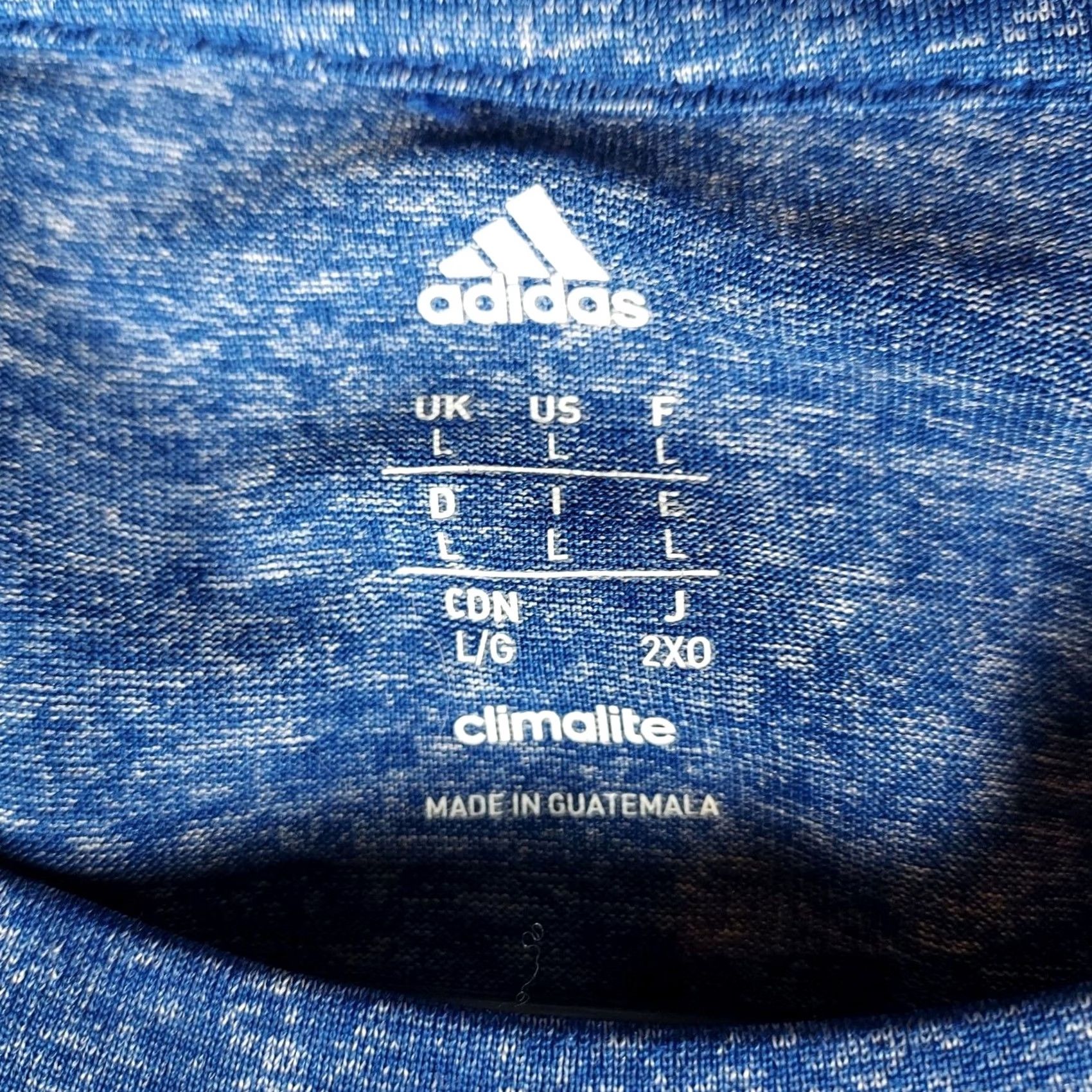 Adidas Adidas Men’s Blue Climacool Long Sleeve Shirt L Football Logo Performance Shirt Casual Active Mens L Blues Size US L / EU 52-54 / 3 - 3 Thumbnail
