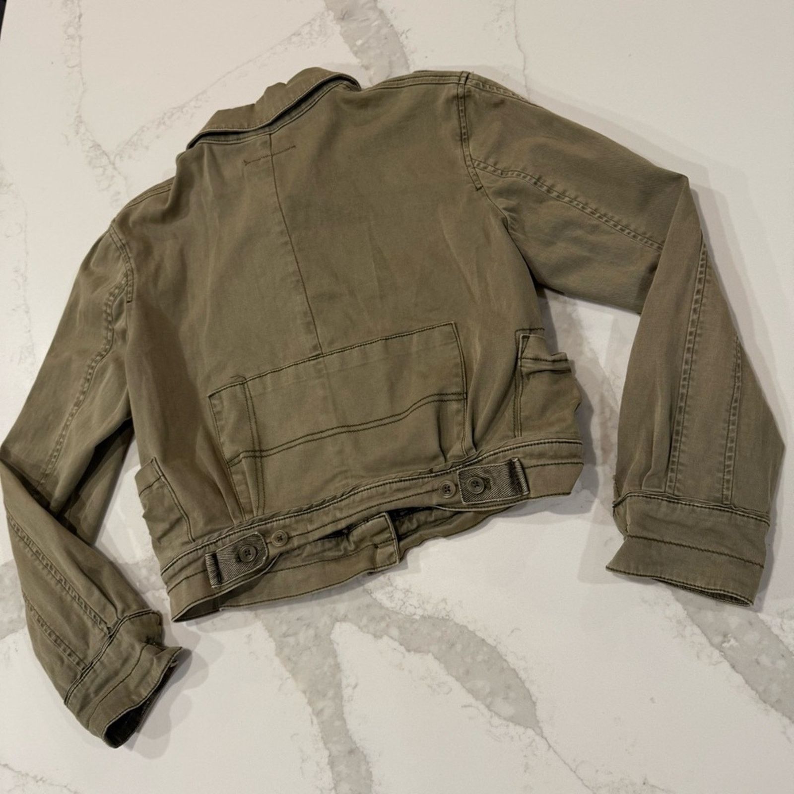 Anthropologie Hei Hei Anthropologie Military Crop Utility Jacket Womens SP Size S / US 4 / IT 40 - 9 Thumbnail