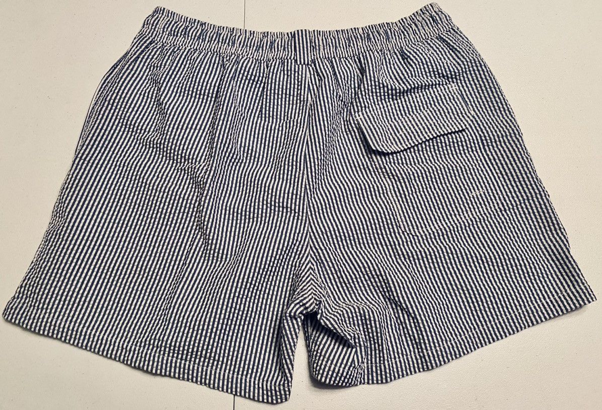 Loro Piana Loro Piana 🇮🇹 Blue Bay Striped Resort Pool Swim Trunks XL NWT Size US 38 / EU 54 - 4 Thumbnail