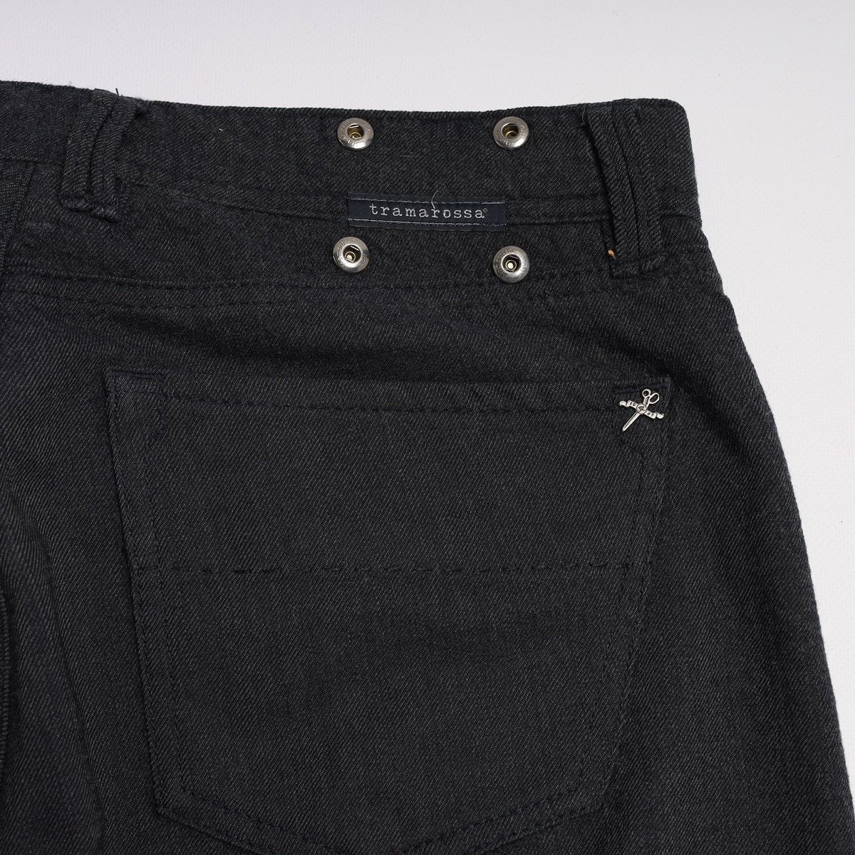 Other Tramarossa Sartoria Italy Dark Grey Wool Pants Trousers 33 Size US 33 - 13 Thumbnail