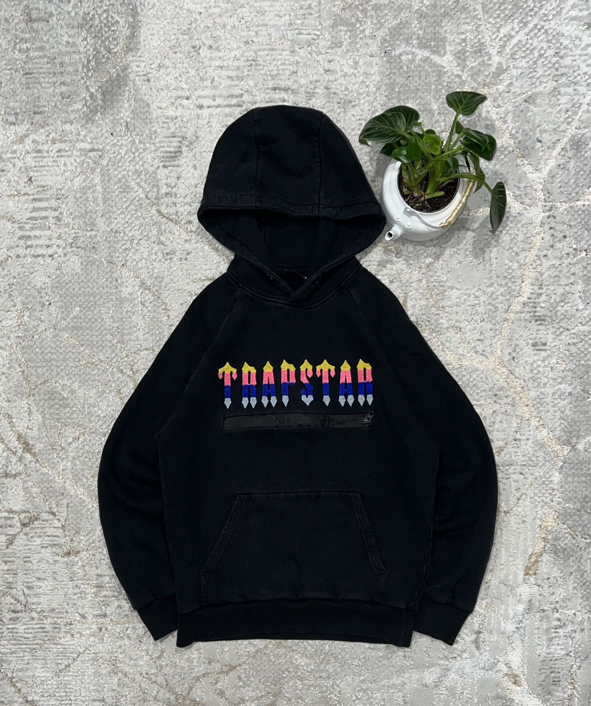 Trapstar hoodie rainbow sales