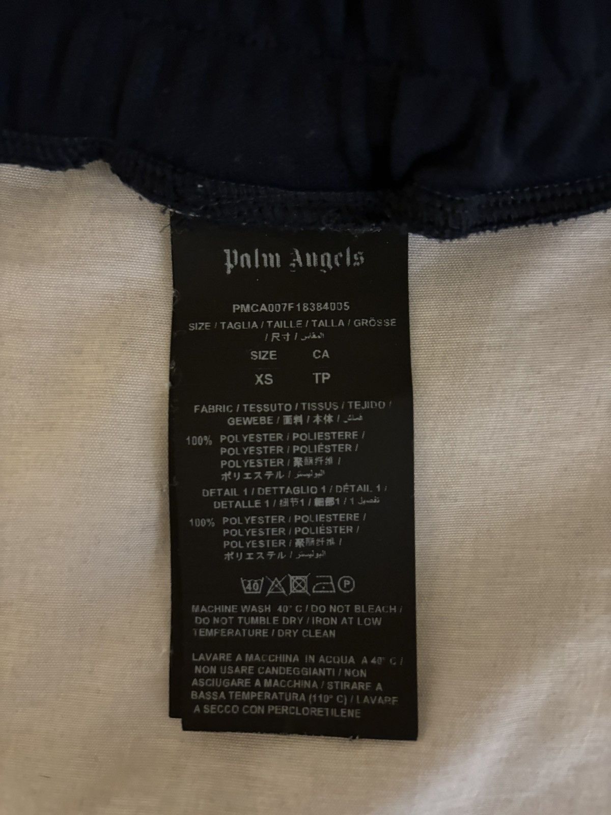 Palm Angels Palm Angels Navy Striped Joggers Size US 30 / EU 46 - 9 Thumbnail