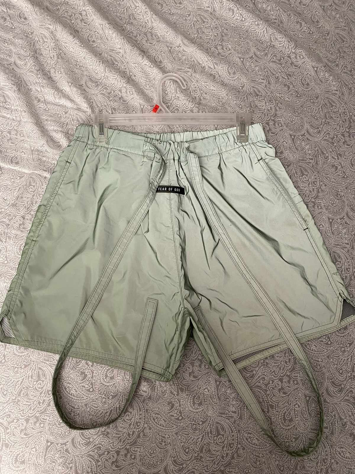Fear of God Sixth collection iridescent military training shorts 