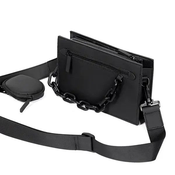 Japanese Brand Hazuki x Fujii Streetwear Men's Box Crossbody Bag Size ONE SIZE - 2 Thumbnail