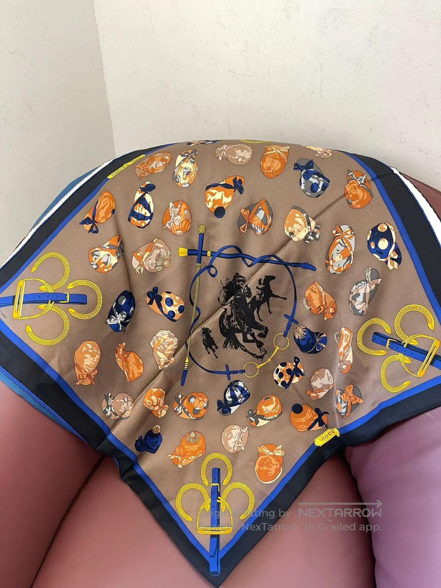 Hermes Hermes Limited Patchwork Silk Scarf. Size ONE SIZE - 5 Thumbnail