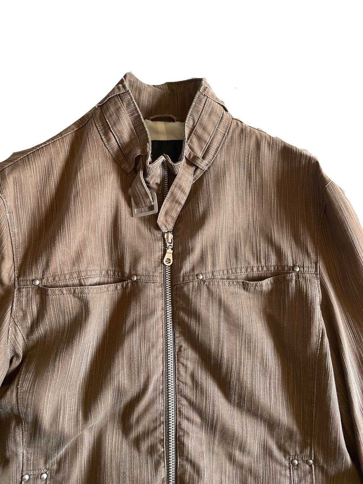 If Six Was Nine 2000s Japanese archive Vkei Zip Belted Gimmic Jacket Size US S / EU 44-46 / 1 - 5 Thumbnail