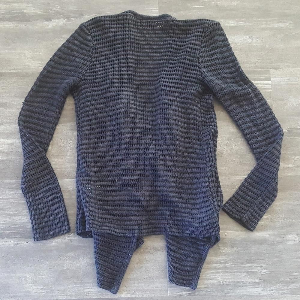 Volcom Navy Black Volcom Oversized Cardigan Long Sleeve Size M / US 6-8 / IT 42-44 - 2 Thumbnail