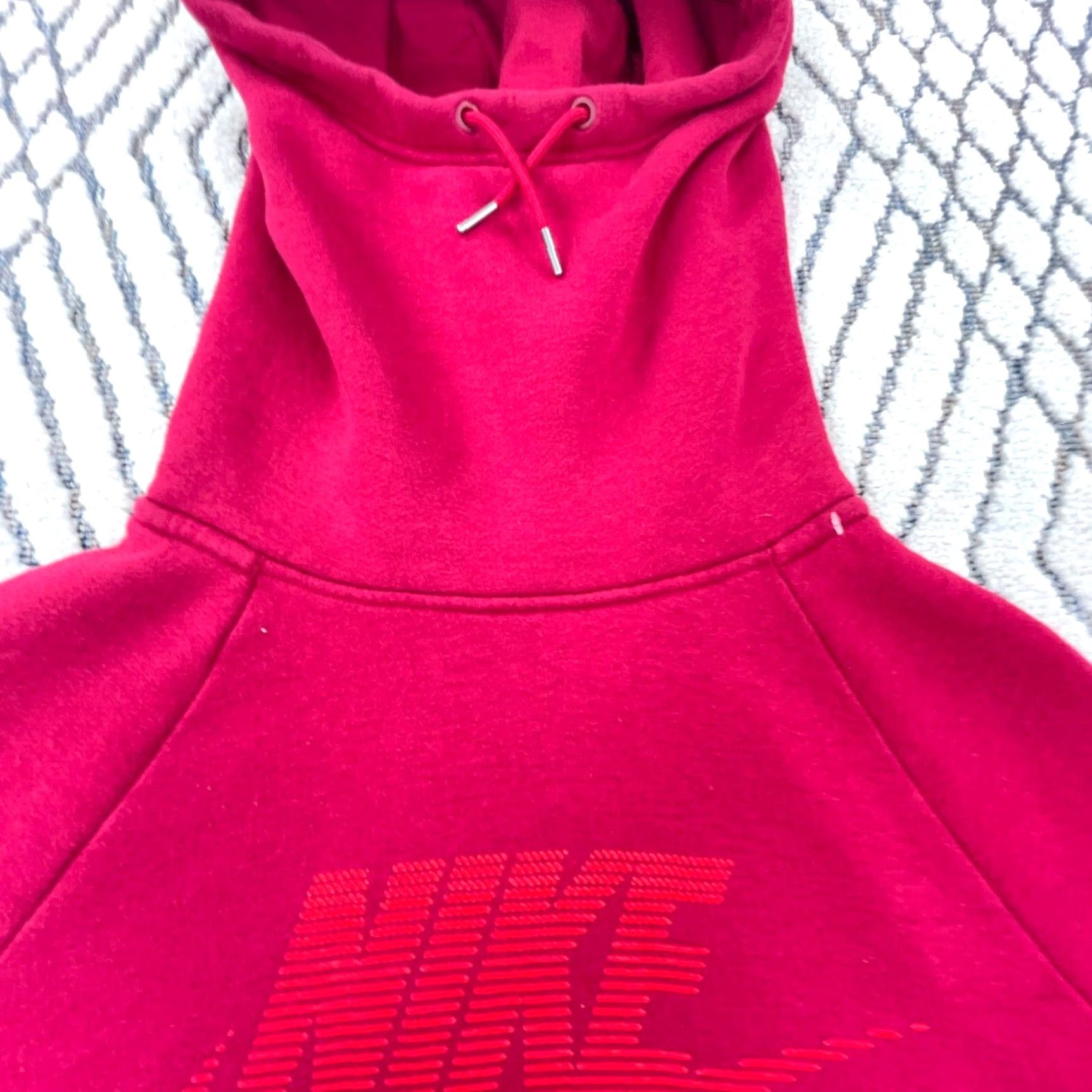 Nike Nike Hoodie Women L Pink Sweatshirt Sweater Logo Hooded Pockets Turtleneck Pullover All Seasons Casual Sports 90s? Size L / US 10 / IT 46 - 2 Thumbnail
