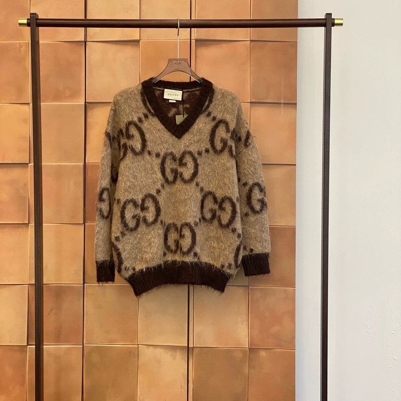 Gucci Gucci Popular Da Laohua Manyin Mahai Hair Sweater 2502-Next Size US XS / EU 42 / 0 - 1 Thumbnail