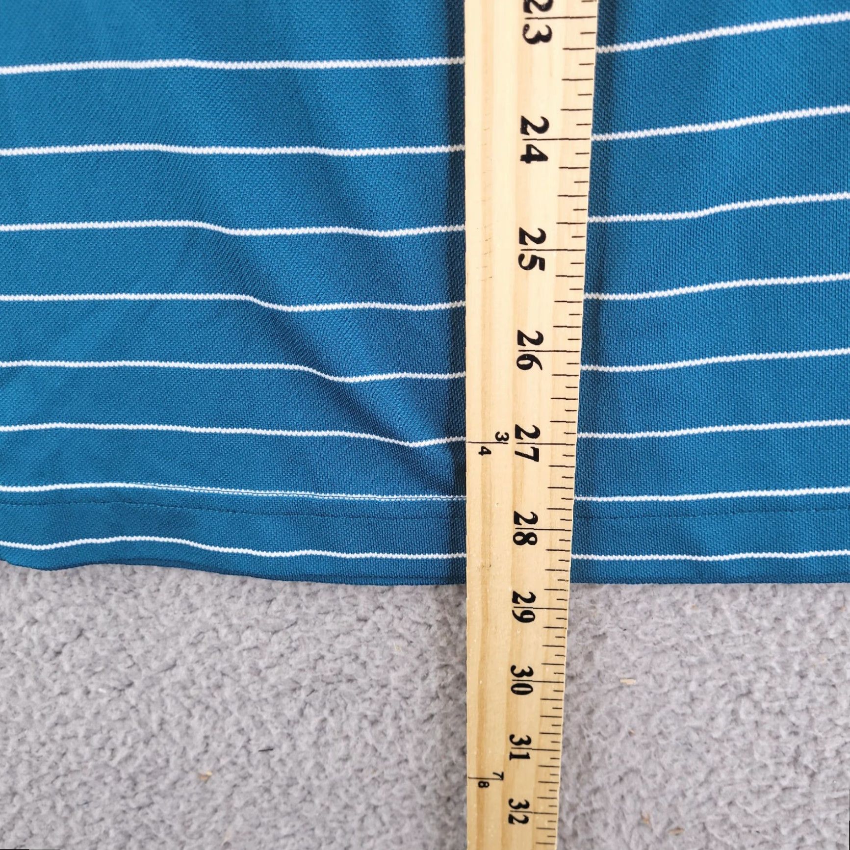 Vintage Amazon Shirt Mens Large Polo Golf Slim Fit Short Sleeve Striped Performance Size US L / EU 52-54 / 3 - 7 Thumbnail