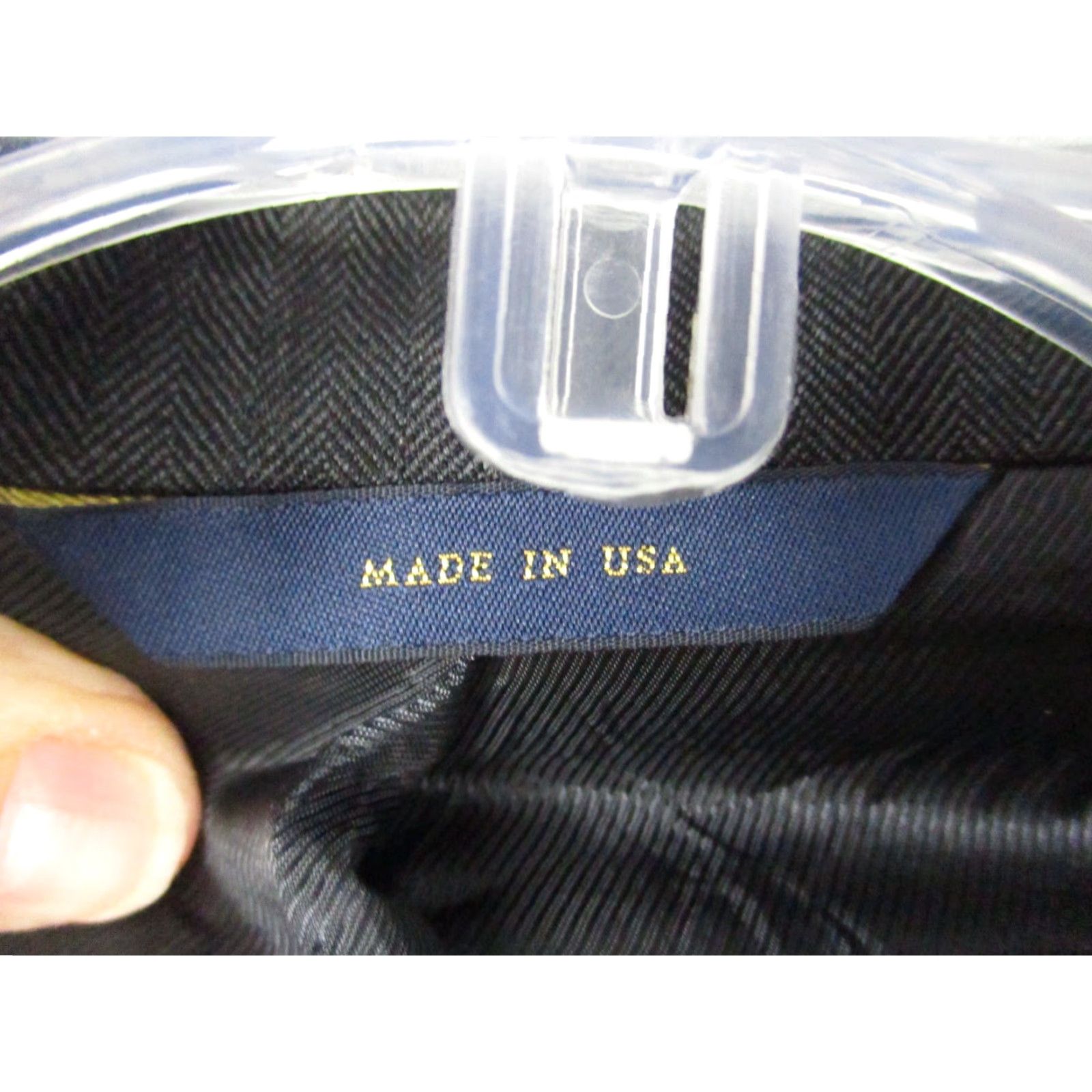 Brooks Brothers Brooks Brothers Makers 1818 Sport Coat 42R Gray Saxxon Wool Madison Fit Wool Blazer Notch Lapel Plaid Regular 2-Button Single-Breasted Men Jacket Size 42R - 3 Thumbnail
