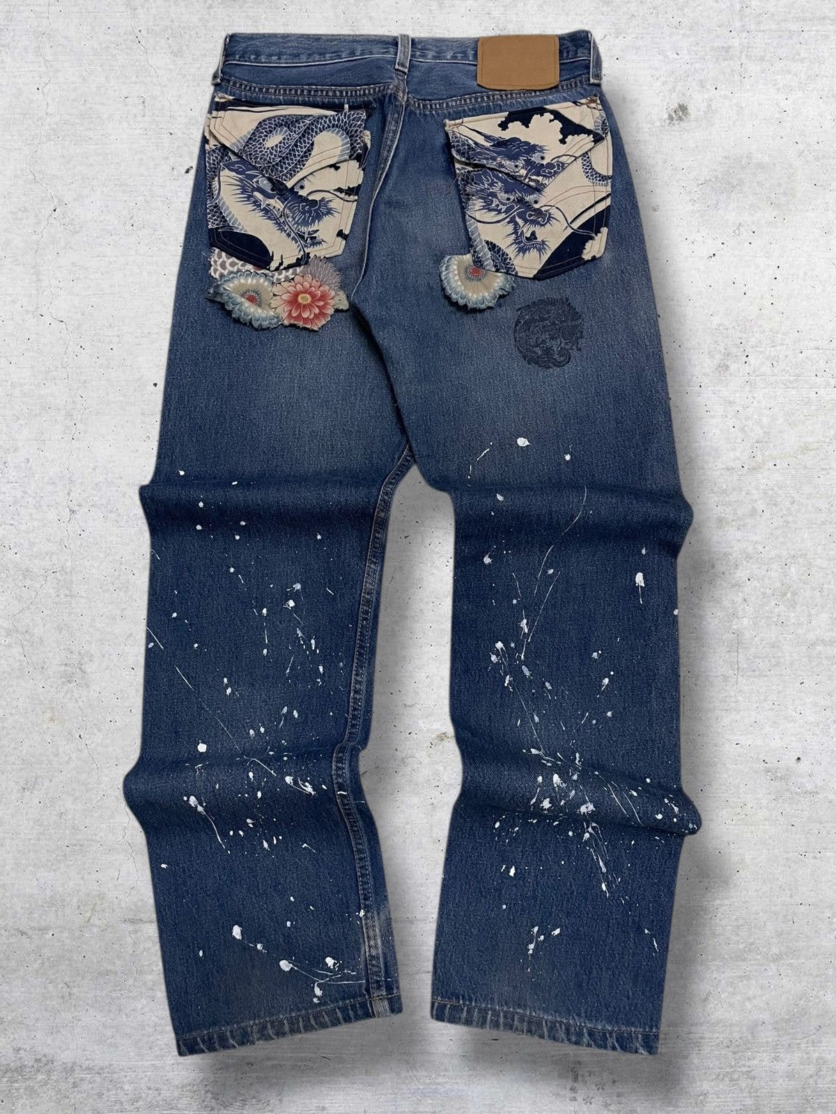 VINTAGE 501 LEVIS 90S DESIGNER USA RARE DESIGN SUKAJAN DENIM