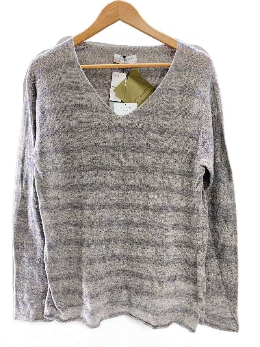Yohji Yamamoto Striped Linen Sweater Size US L / EU 52-54 / 3 - 1 Thumbnail