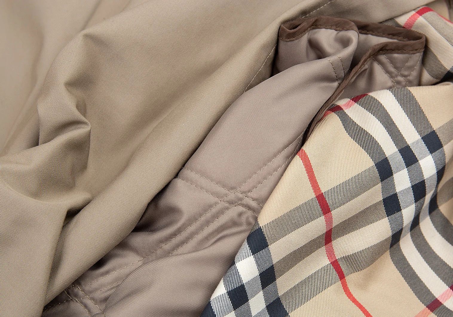 Burberry Insulated Liner Nova Check Overcoat Mocha Size 42 Size US XS / EU 42 / 0 - 17 Thumbnail