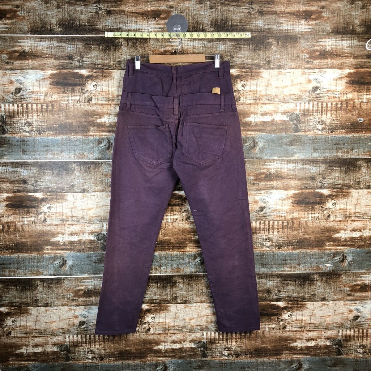 Japanese Brand DL Jungle Strom double waist rapper Purple Cargo Pants #C743 Size US 30 / EU 46 - 12 Thumbnail