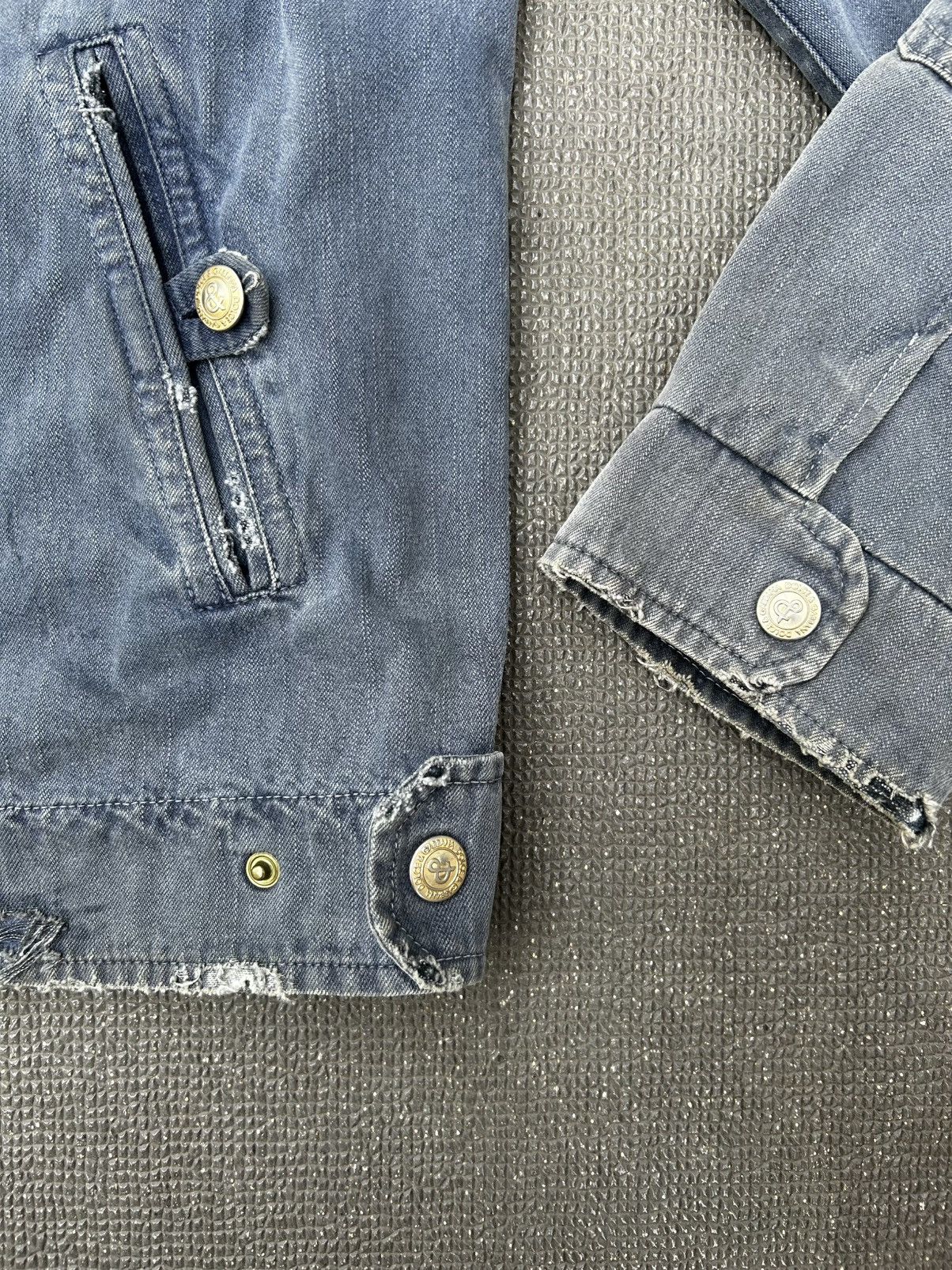 Dolce & Gabbana Dolce&gabanna 00s distressed canvas work jacket Size US M / EU 48-50 / 2 - 7 Thumbnail